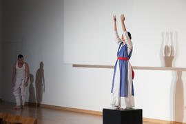 Representación de la obra "La Gaviota" de la compañía Mu Teatro. Paraninfo. Octubre de 2015