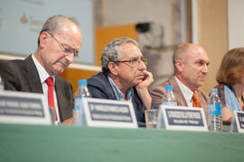 Inauguración de las jornadas. Olimpiada Española de Economía, Fase Nacional. Sala Unicaja de Conciertos María Cristina. Málaga. Junio de 2015