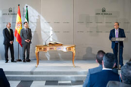 Intervención de D. José Ángel Narváez Bueno en su toma de posesión como Rector de la Universidad de Málaga. Palacio de San Telmo, Sevilla. Enero de 2020