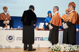 Investidura de Bernardo Quintero como Doctor "Honoris Causa" por la Universidad de Málaga. Paraninfo. Marzo de 2025