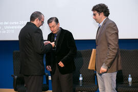 Homenaje a Luis Machuca Santa Cruz. Inauguración del curso 2018-2019 de la Escuela Técnica Superior de Arquitectura de la Universidad de Málaga. Paraninfo. Octubre de 2018