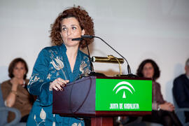 Entrega de distinciones por el Día de Andalucía. Escuela Técnica Superior de Ingeniería Informática. Febrero de 2011
