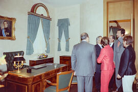 Inauguración del Rectorado por el príncipe Felipe. Málaga. Abril de 2002