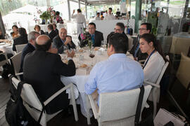 Almuerzo de despedida de la X Tribuna España - Corea. Restaurante "El Palmeral". Octubre de 2015