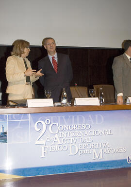 Panel de Expertos. 2º Congreso Internacional de Actividad Físico-Deportiva para Mayores de la Universidad de Málaga. Palacio de Ferias y Congresos de Málaga. Marzo de 2007