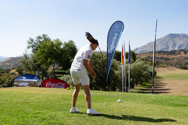 Golfista de la Universidad de Mannheim. Campeonato Europeo de Golf Universitario. Antequera. Junio de 2019