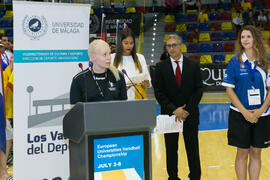 Ceremonia de inauguración. Campeonato Europeo Universitario de Balonmano. Antequera. Julio de 2017