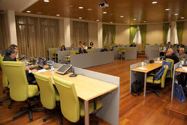 Tercera sesión del X Pleno del Consejo Universitario Iberoamericano (CUIB) en la Universidad de Málaga. Rectorado. Marzo de 2012