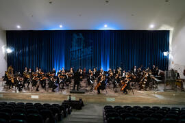 Concierto de Bandas Sonoras de la 30 edición de Fancine de la Universidad de Málaga. Auditorio de la Escuela Técnica de Ingeniería de Telecomunicaciones e Informática. Noviembre de 2020
