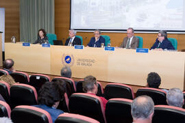 Acto de clausura. Curso "La ciudad como arquetipo. Literatura, historia y arte. Europa y América". Edificio del Rectorado. Septiembre de 2018