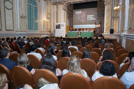 Inauguración de las jornadas. Olimpiada Española de Economía, Fase Nacional. Sala Unicaja de Conciertos María Cristina. Málaga. Junio de 2015