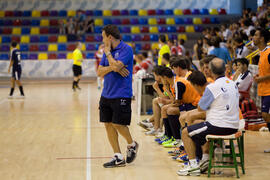 Manuel Luiggi. Partido clasificatorio entre Club Deportivo UMA Antequera y Universidad de Géneve de Suiza. IX Campeonato de Europa Universitario de Fútbol Sala. Antequera. Julio de 2013