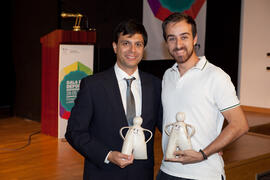 Entrega de distinciones en la gala del deporte de la Universidad de Málaga. Mayo de 2014