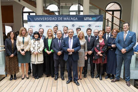 Nuevo Consejo de Dirección de la Universidad de Málaga. Edificio del Rectorado.  Febrero de 2020