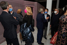 Inauguración de la exposición "Why not Korea?". Edificio del Rectorado de la Universidad de Málaga. Enero de 2022