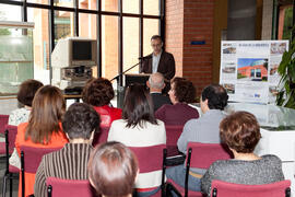Inauguración de la exposición "40 años de la Biblioteca". Biblioteca General. Abril de 2013