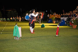 Actuación del trío humorístico. Inauguración del Campeonato Mundial Universitario de Golf. Antequera Golf. Junio de 2010