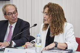 Intervención de Macarena Parrado. Presentación del libro "50 años de doctores Honoris Causa por la Universidad de Málaga". Facultad de Ciencias Económicas y Empresariales. Febrero de 2024