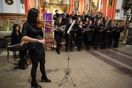 Concierto de Navidad de la Coral Sancti Petri homenaje a la Facultad de Económicas. Iglesia de los Mártires. Diciembre de 2015