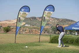 Jugador de la Universidad de Málaga. Campeonato Europeo de Golf Universitario. Antequera. Junio de 2019