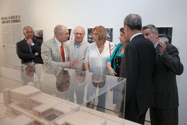 Inauguración de la exposición "Málaga, 50 años de la Facultad de Económicas". Sociedad Económica Amigos del País. Junio de 2015