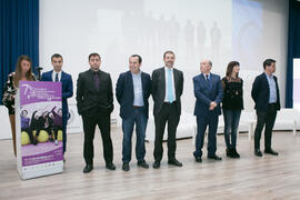 Inauguración del 7º Congreso Internacional de Actividad Física Deportiva para Mayores. Escuela Técnica Superior de Ingeniería de Telecomunicaciones y de Informática. Noviembre de 2017