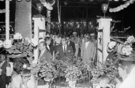 Francisco García Grana en la feria de Málaga. Parque de Málaga. Agosto de 1963