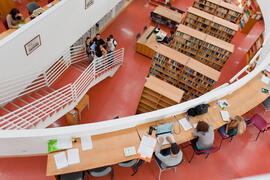 Biblioteca de Derecho "Alejandro Rodríguez Carrión". Campus de Teatinos. Octubre de 2012