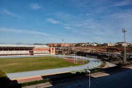 Complejo Polideportivo Universitario. Campus de Teatinos. Abril de 2021