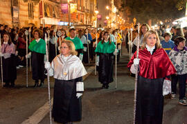 Estación de Penitencia de la Hermandad de los Estudiantes. Málaga. Marzo de 2013
