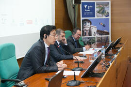 Clausura de la X Tribuna España - Corea. Edificio del Rectorado. Octubre de 2015
