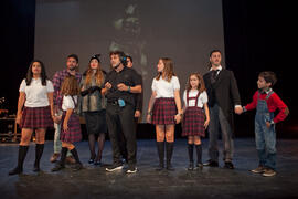 Ensayos para la Gala Inaugural de la XXIV edición de Fancine de la Universidad de Málaga. Teatro Cervantes. Noviembre de 2014