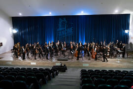Concierto de Bandas Sonoras de la 30 edición de Fancine de la Universidad de Málaga. Auditorio de la Escuela Técnica de Ingeniería de Telecomunicaciones e Informática. Noviembre de 2020