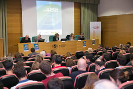 Mesa 1: "La perspectiva de las Naciones Unidas". Jornada "Brexit y Gibraltar. Un reto con oportunidades conjuntas". Edificio del Rectorado. Febrero de 2017