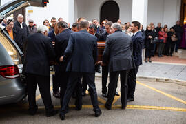 Entierro de Eugenio Chicano. Cementerio de Vélez-Málaga. Noviembre de 2019