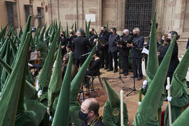 Orquesta Málaga Camerata. Acto de la Hermandad de los Estudiantes en la Catedral. Plaza del Obispo, Málaga. Abril de 2022