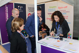 I Feria de Empleo de la Universidad de Málaga. Complejo de Estudios Sociales y de Comercio. Abril 2015