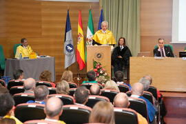 Investidura como Doctor "Honoris Causa" de Edmund Neugebauer por la Facultad de Medicina de la Universidad de Málaga. Edificio del Rectorado. Noviembre de 2016