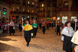 Desfile procesional de la Hermandad de los Estudiantes. Málaga. Abril de 2014