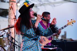 Concierto de Julia Martín. Festival solidario en los Baños del Carmen. Cursos de Verano de la Universidad de Málaga. Málaga. Julio de 2019