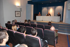 Inauguración de la exposición "Bienvenido-Arenas, imágenes de Málaga". Ateneo de Málaga. Mayo de 2012