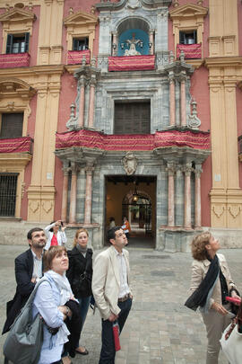 Visita anual de la conferencia de la RedOTRI en el centro histórico de Málaga. Junio de 2010