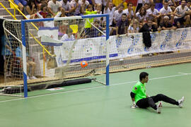 Partido Rusia contra Brasil. 14º Campeonato del Mundo Universitario de Fútbol Sala 2014 (FUTSAL). Antequera. Julio de 2014