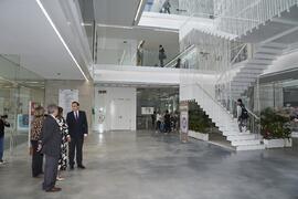 Visita a la nueva facultad de Psicología y Logopedia de la Universidad de Málaga tras su inauguración. Campus de Teatinos. Octubre de 2022
