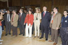 Visita del ministro Jesús Caldera. 2º Congreso Internacional de Actividad Físico-Deportiva para Mayores de la Universidad de Málaga. Palacio de Ferias y Congresos de Málaga. Marzo de 2007