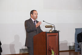 Manuel Castillo. Acto Conmemorativo de los 40 años de la Universidad de Málaga. Escuela Técnica Superior de Ingeniería Informática. Diciembre de 2012