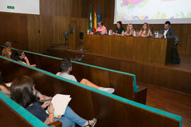 Mesa redonda: "Periodismo deportivo en la actualidad". Curso "Información y Comunicación". Cursos de Verano de la Universidad de Málaga. Ronda. Julio de 2018