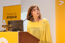 Núria Vila Costa. Presentación del proyecto "Taller para un pintor". V Foro Arquia/Próxima 2016: Futuro Imperfecto. Paraninfo. Octubre de 2016