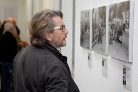 Inauguración de la exposición "Málaga 1963. Una mirada fotográfica a la ciudad de hace 50 años", en la Térmica. Febrero de 2014