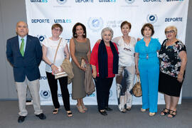 Photocall. Gala del Deporte Universitario 2019. Escuela Técnica Superior de Ingeniería de Telecomunicaciones. Junio de 2019